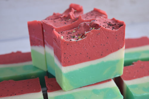 watermelon soap - wandering pines cottage