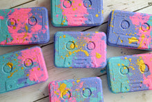 Load image into Gallery viewer, retro cassette bath bomb - wandering pines cottage