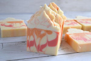 handmade soap mango sorbet
