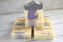 Load image into Gallery viewer, blackberry sage soap - wandering pines cottage