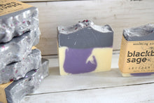Load image into Gallery viewer, handmade soap blackberry sage