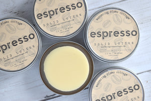 Espresso coffee solid Lotion