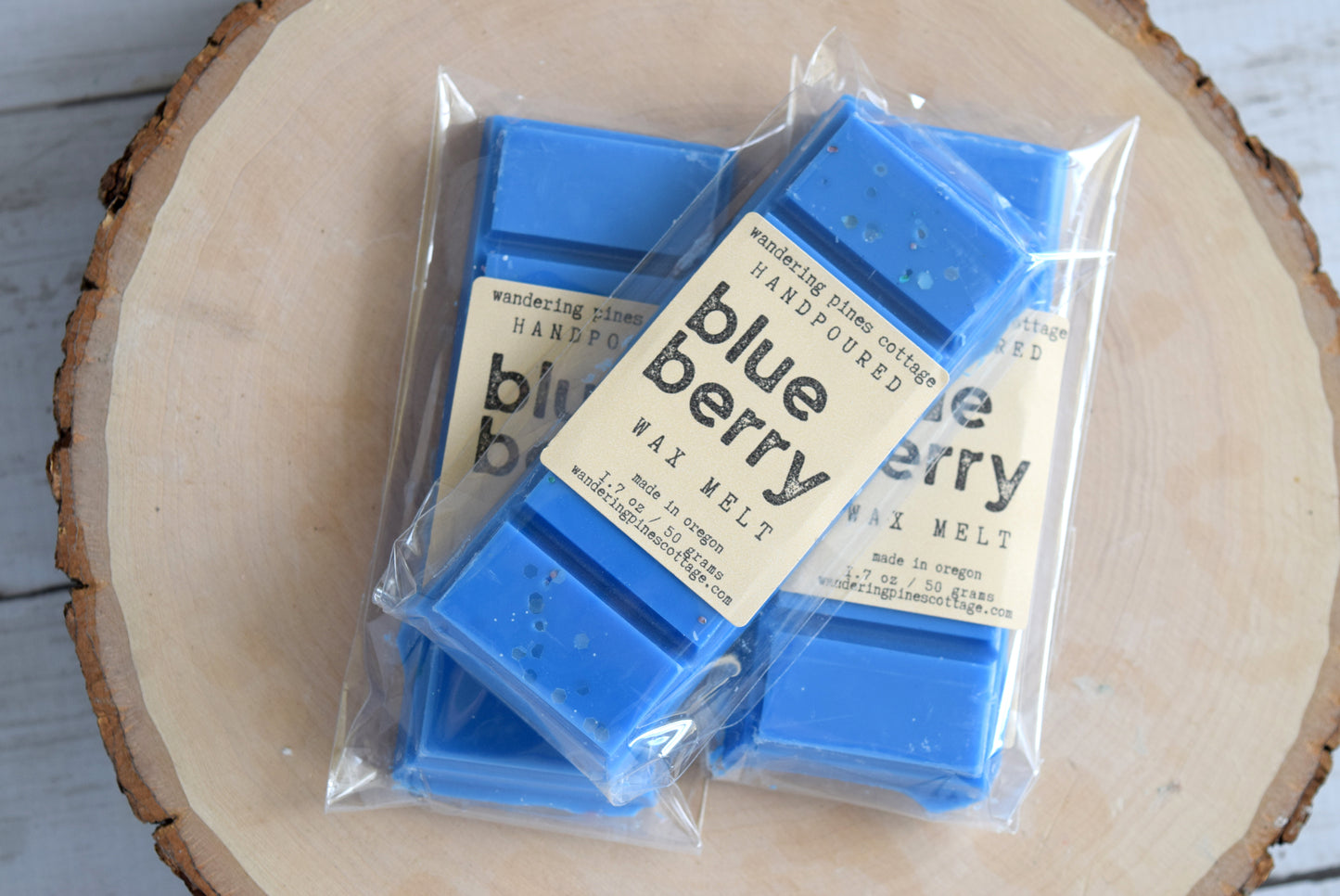 Blueberry wax melts - wandering pines cottage