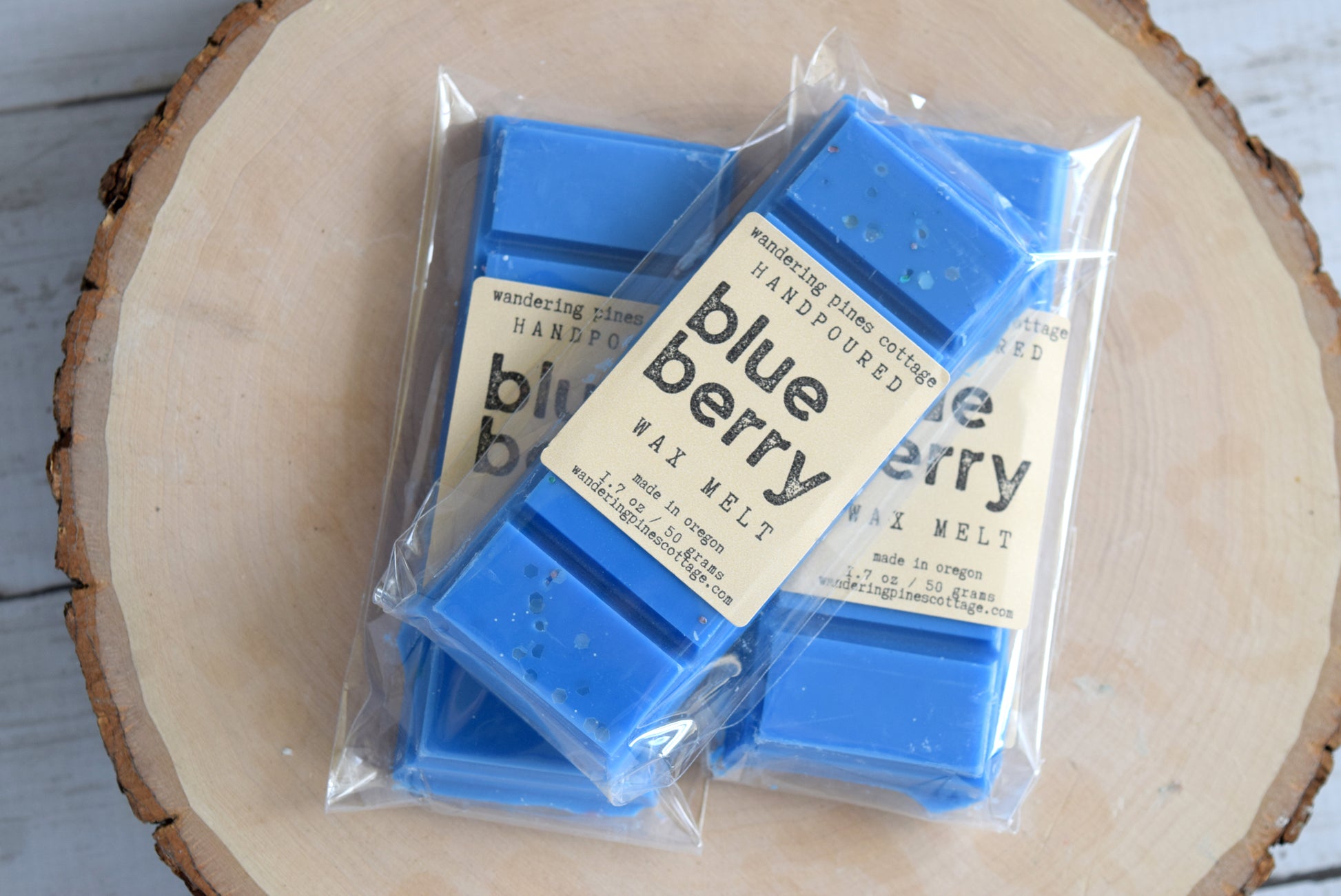 Blueberry wax melts - wandering pines cottage