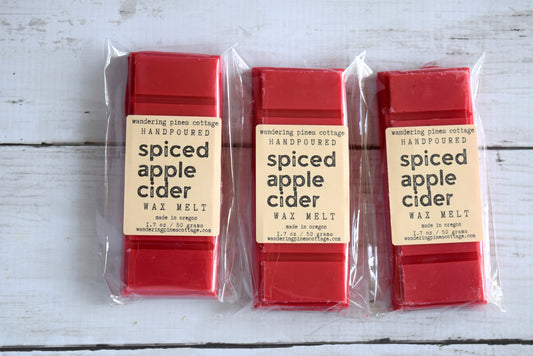 fall scented wax melt - wandering pines cottage