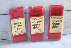 spiced apple cider wax melt- wandering pines cottage