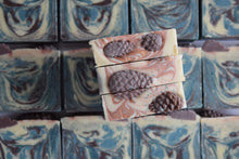 Load image into Gallery viewer, Frosted Pinecone Christmas Soap