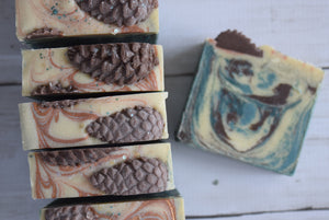 pine cone scented soap - wandering pines cottage