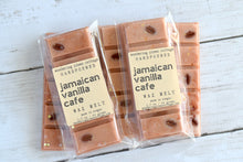 Load image into Gallery viewer, snap bar wax melt jamaican vanilla cafe - wandering pines cottage