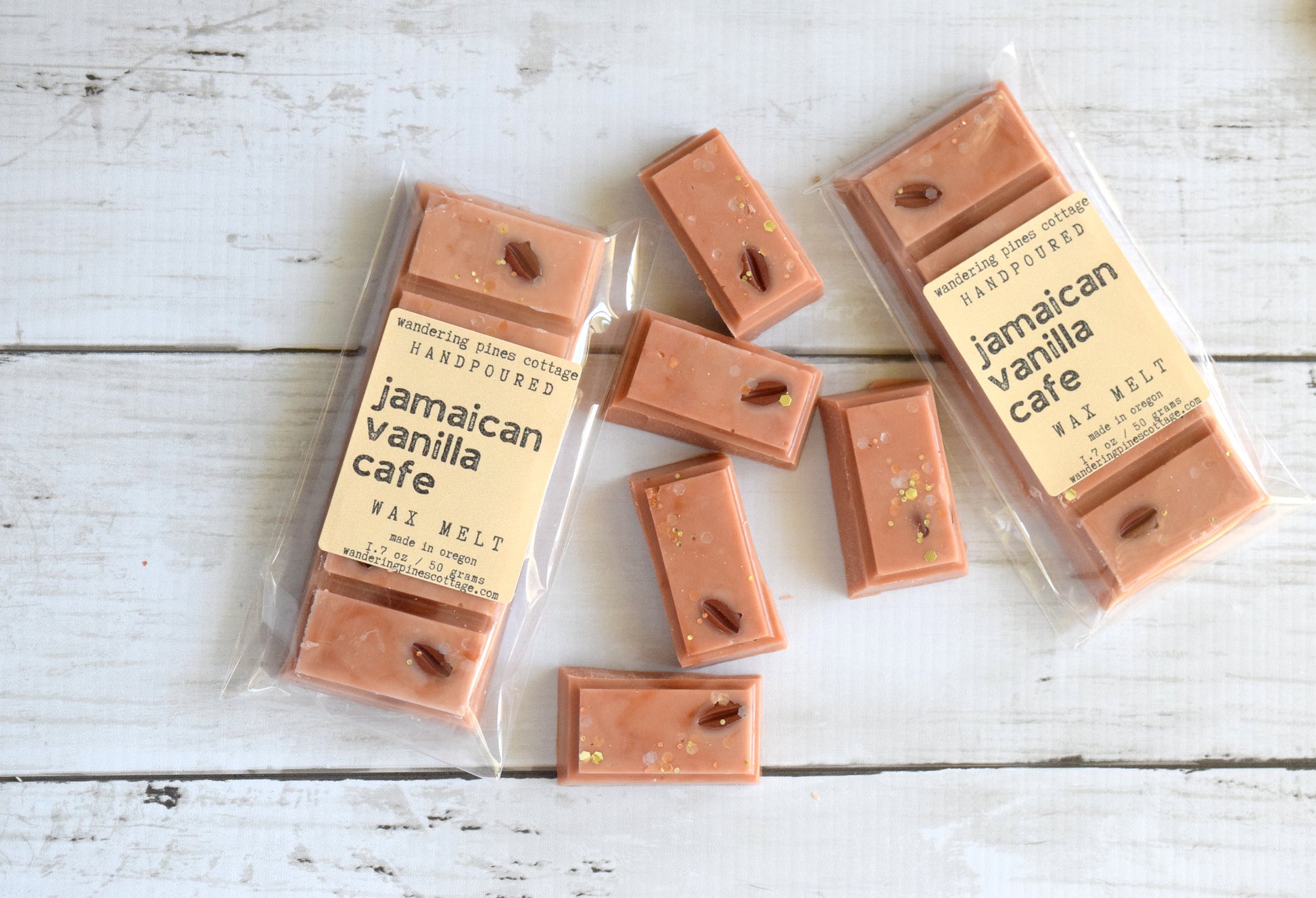 wax melt snap bar wandering pines cottage