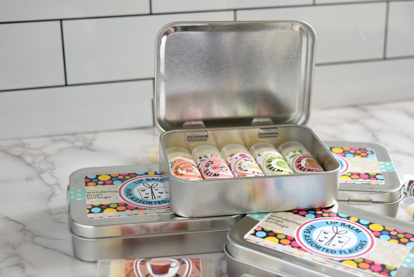 Lip Balm Gift Tin Bundle Assortment