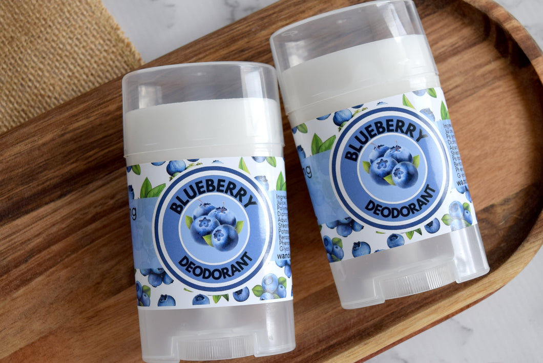 aluminum free deodorant blueberry - wandering pines cottage