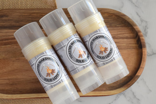 Toasted Marshmallow Solid Lotion - wandering pines cottage