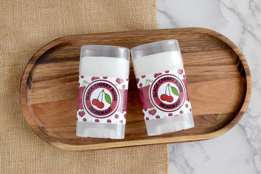 Black cherry bomb aluminum free deodorant - wandering pines cottage
