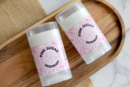pink sugar deodorant - wandering pines cottage