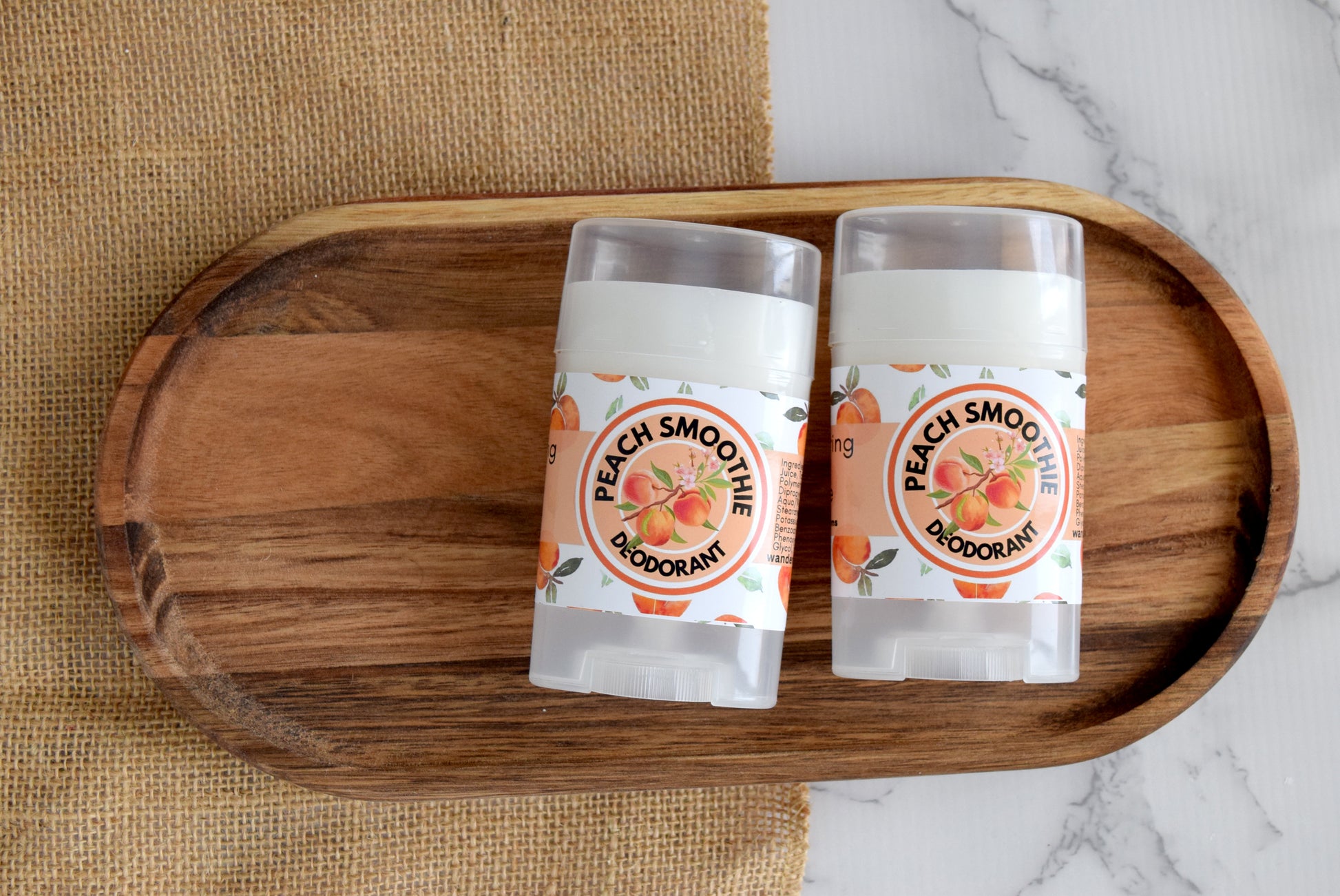 Peach Smoothie Deodorant - wandering pines cottage