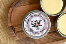 Load image into Gallery viewer, Toasted Marshmallow solid lotion tin - wandering pines cottage
