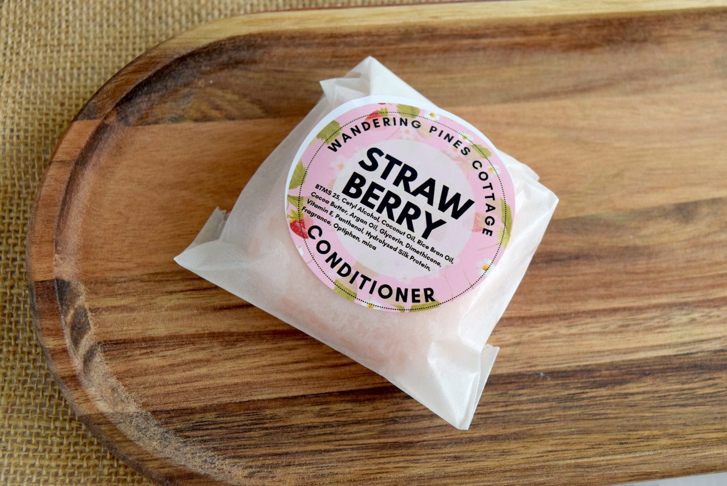 Strawberry Conditioner Bar