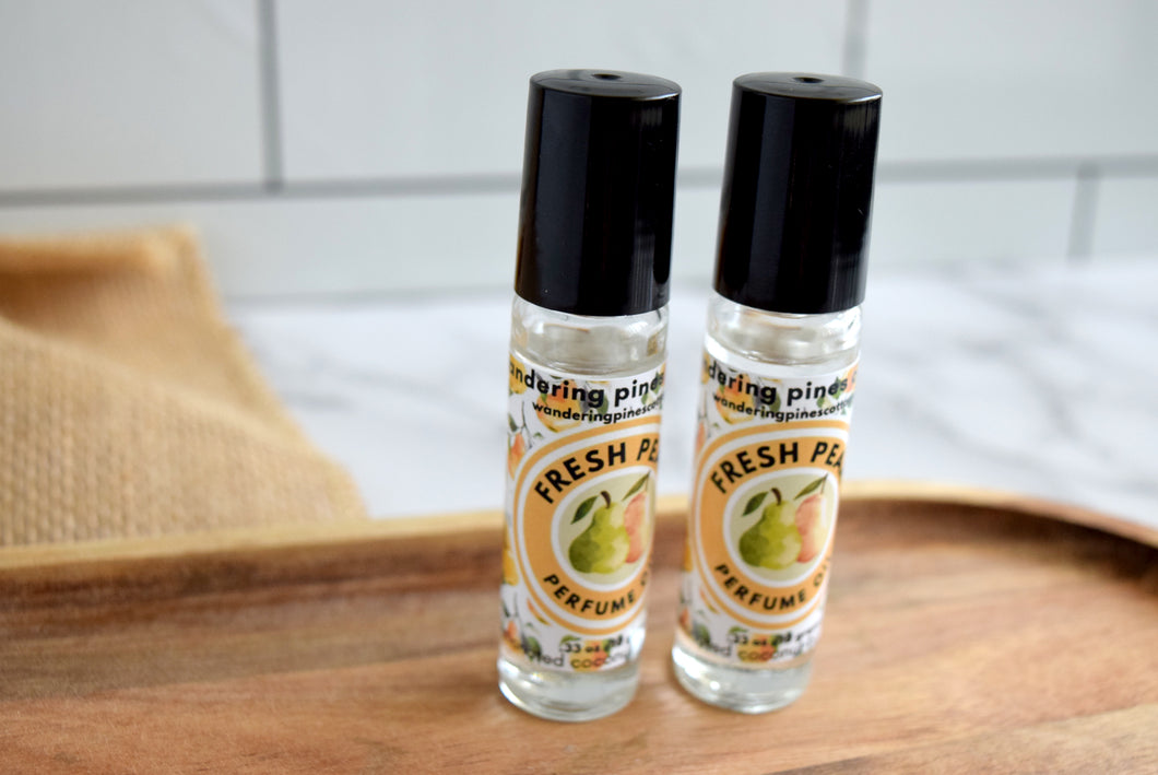 fresh pear perfume oil - wandering pines cottage