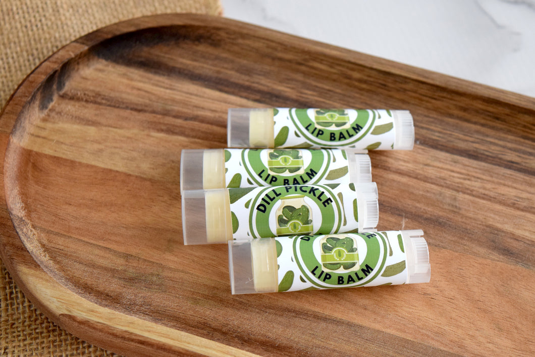dill pickle lip balm - wandering pines cottage