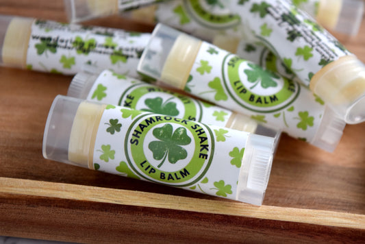 shamrock shake lip balm - wandering pines cottage