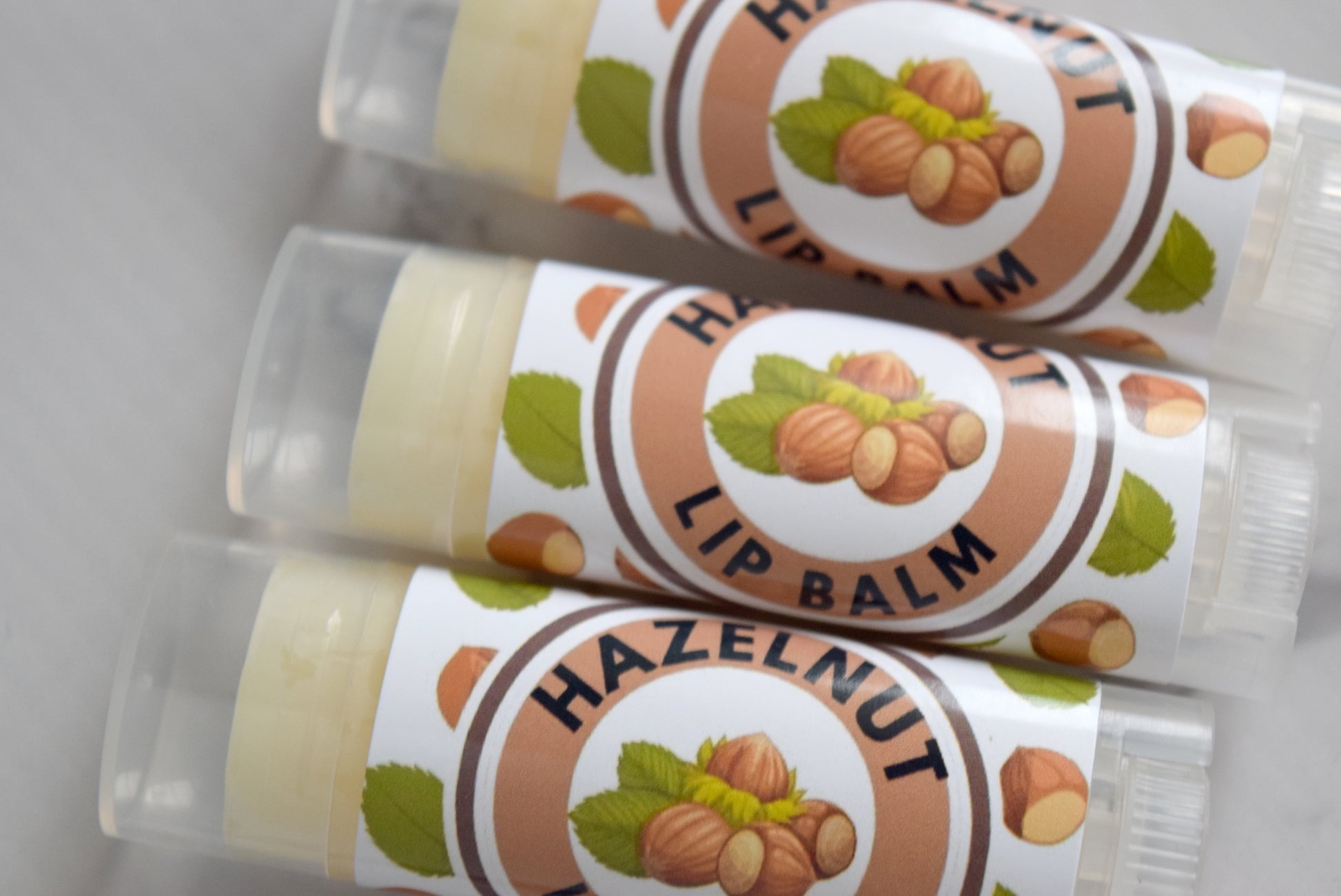 hazelnut lip balm - wandering pines cottage