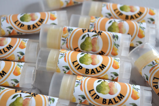 pear lip balm - wandering pines cottage