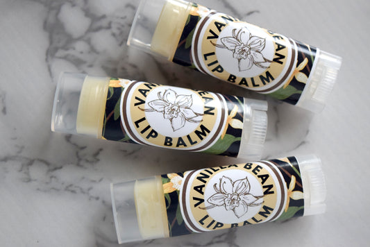 vanilla bean lip balm - wandering pines cottage