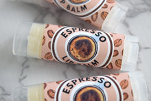 Load image into Gallery viewer, espresso coffee lip balm - wandering pines cottage