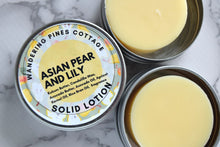 Load image into Gallery viewer, Asian Pear and Lily Solid Lotion