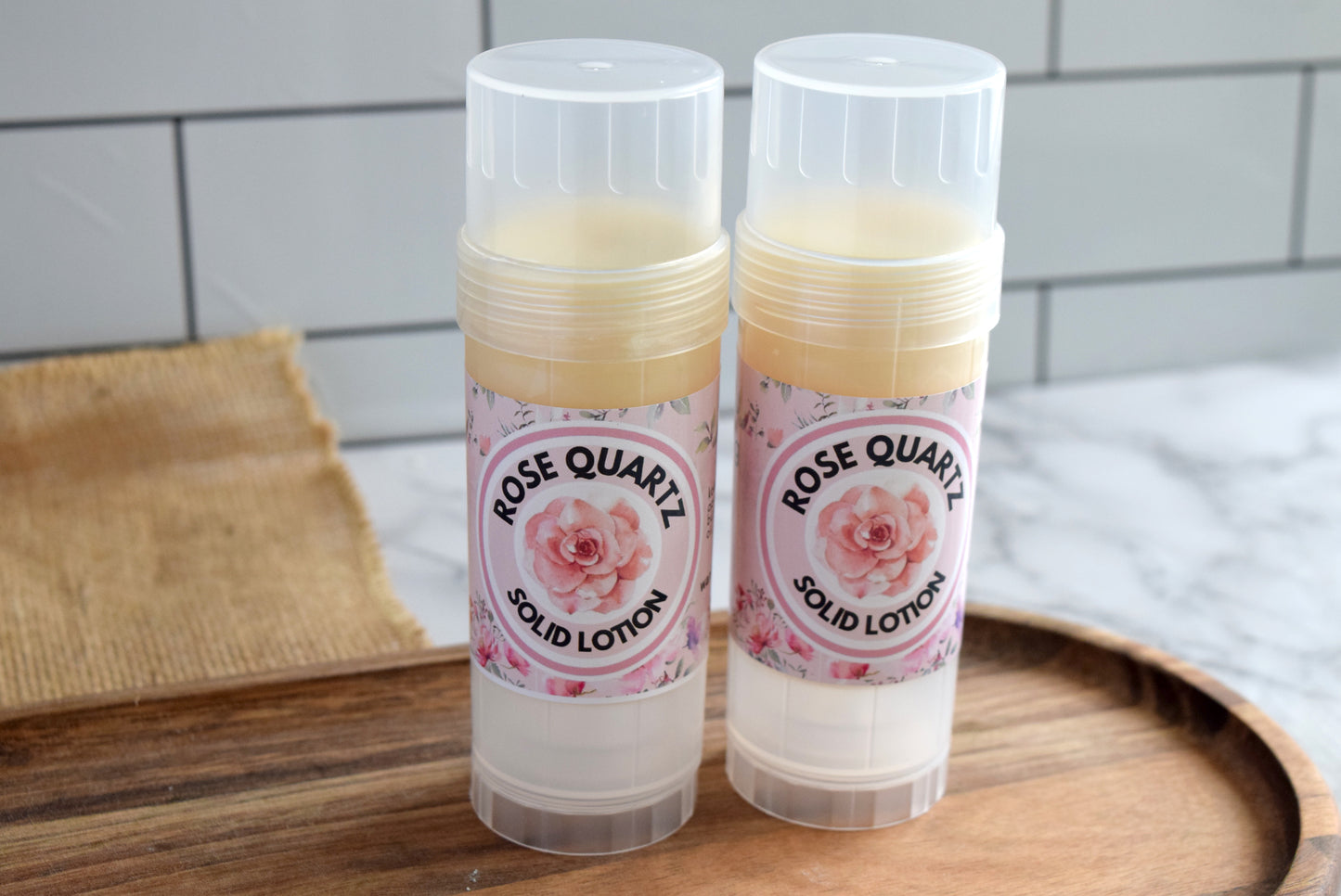Rose Quartz Solid Lotion