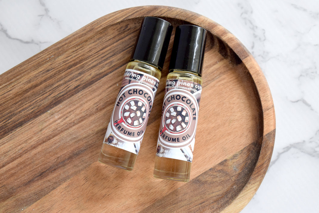 hot chocolate perfume oil - wandering pines cottage