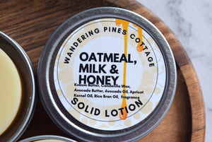 Oatmeal Milk and Honey Solid Lotion
