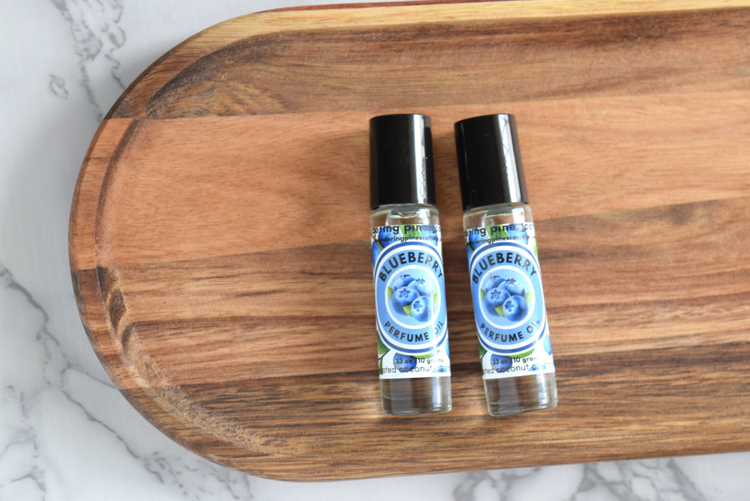 blueberry perfume oil - wandering pines cottage