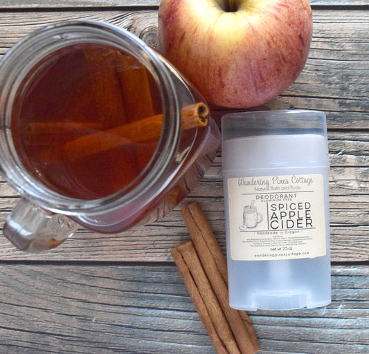 Spiced apple cider deodorant for men