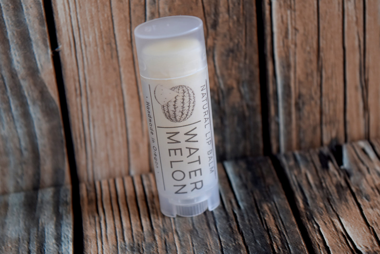 Natural lip balm watermelon flavor - wandering pines cottage