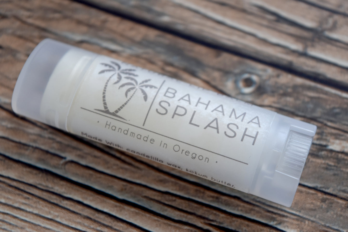 all natural Bahama splash lip balm - wandering pines cottage