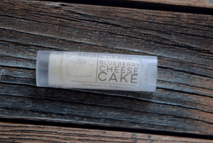 Blueberry Cheesecake natural lip balm- wandering pines cottage