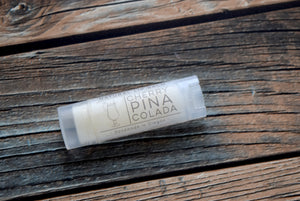 tropical coconut cherry pina colada lip balm - wandering pines cottage