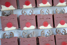 Load image into Gallery viewer, Rudolph the Red Nosed Reindeer Christmas Soap