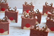 Load image into Gallery viewer, Rudolph the Red Nosed Reindeer Christmas Soap