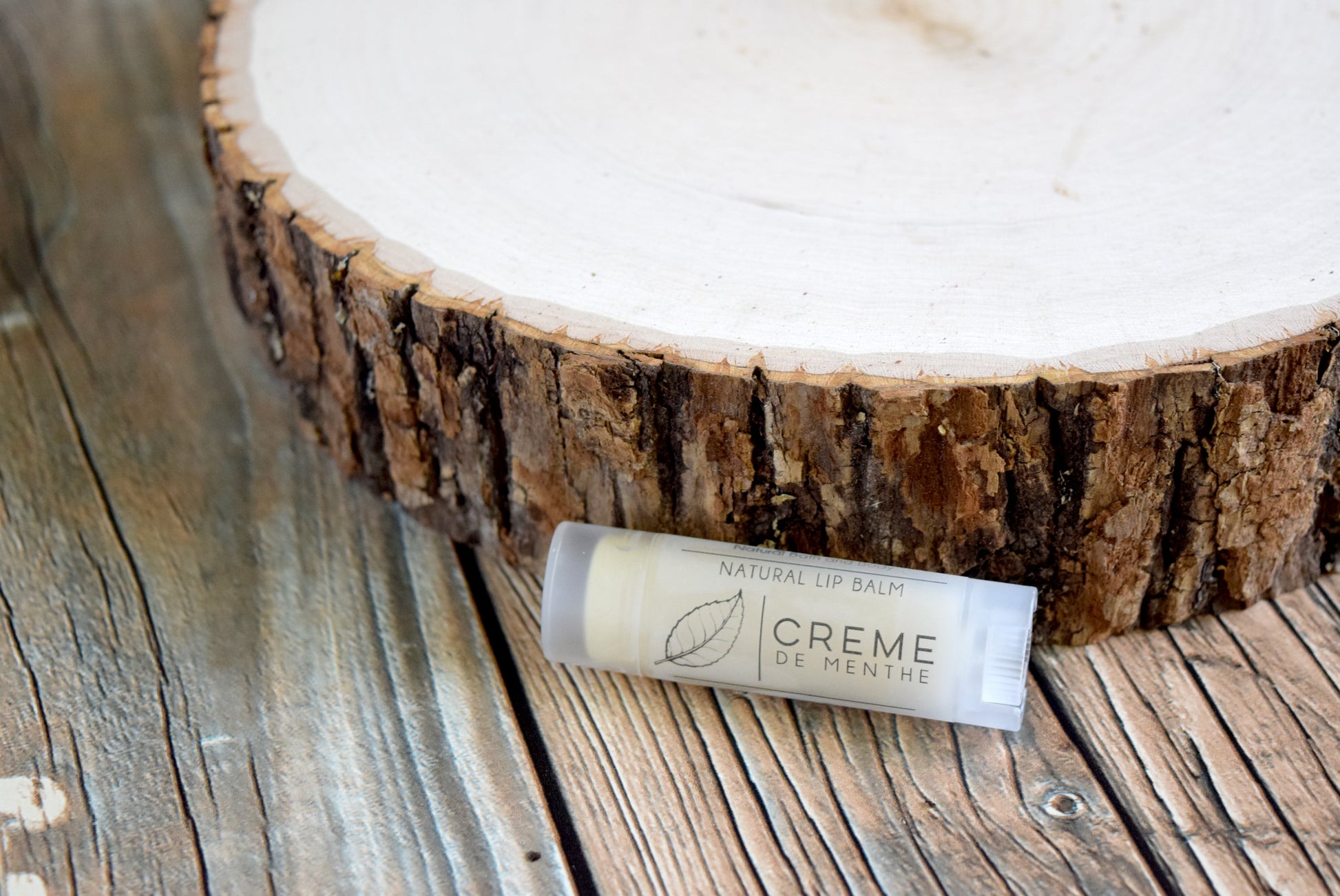 creme de menthe lip balm - wandering pines cottage