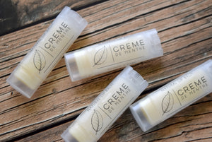 chocolate mint natural lip balm - wandering pines cottage