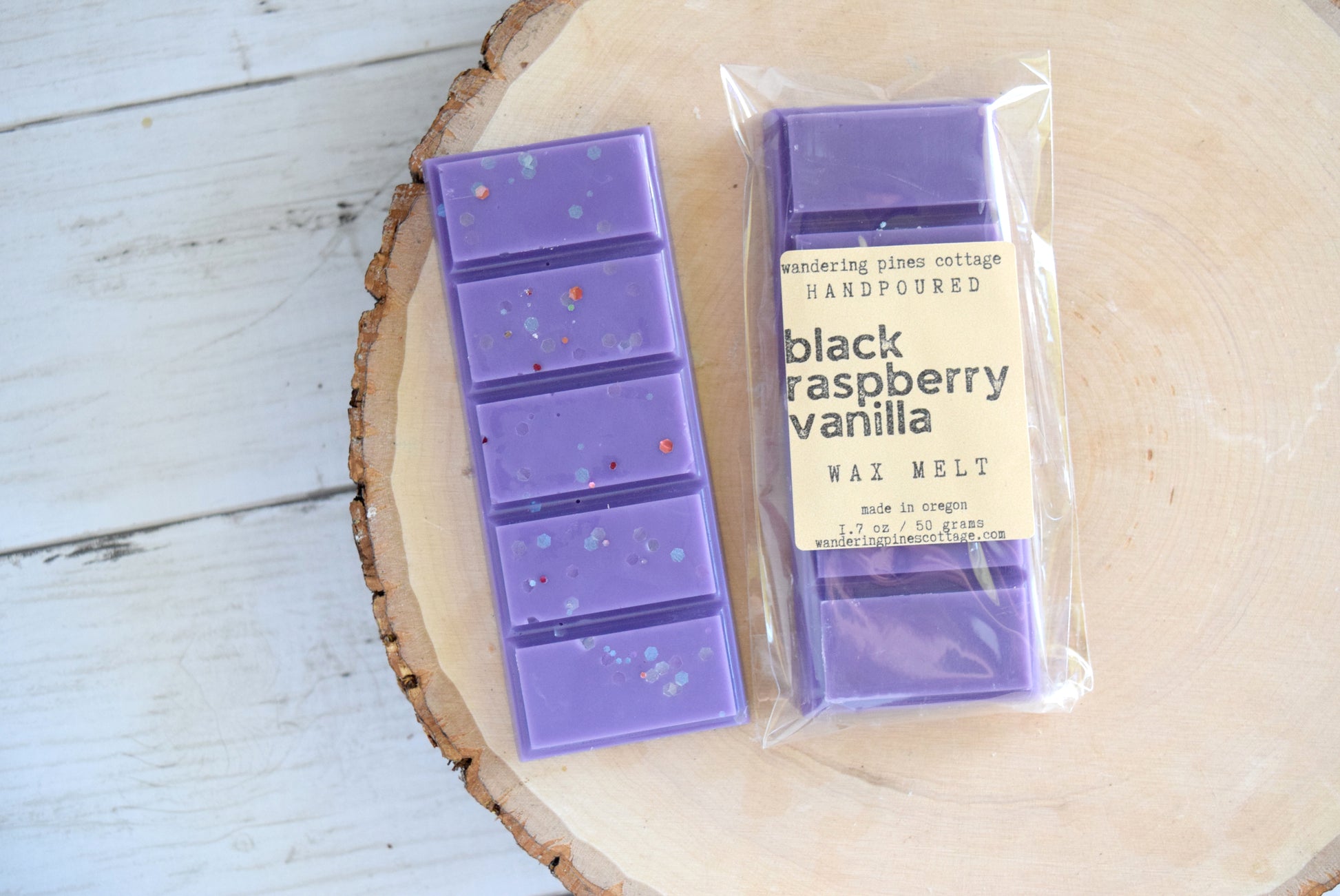 black raspberry vanilla wax melts - wandering pines cottage