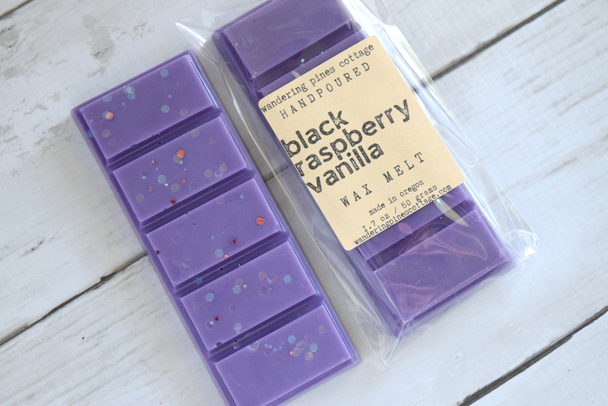 black raspberry vanilla wax melts - wandering pines cottage