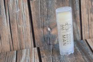 Gingerbread and buttercream frosting lip balm - wandering pines cottage