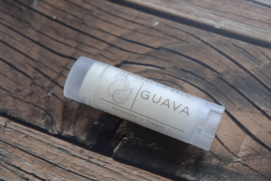 Guava flavored lip balm - wandering pines cottage