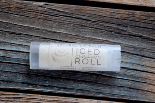 Iced Cinnamon roll Lip balm - wandering pines cottage