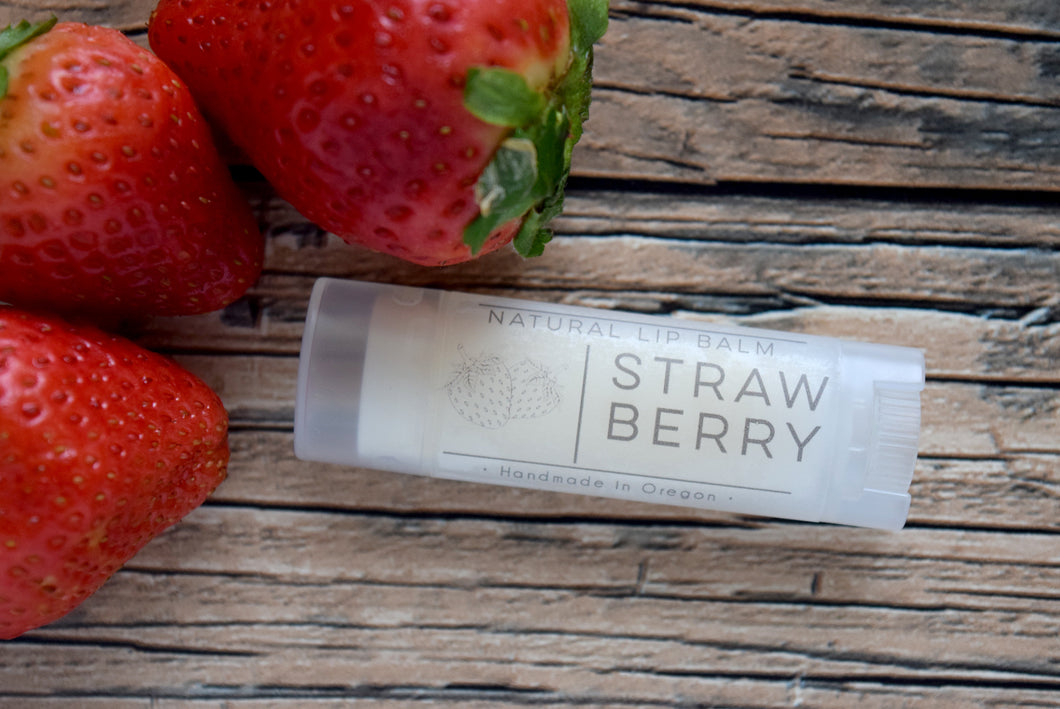 Strawberry Natural Vegan Lip balm