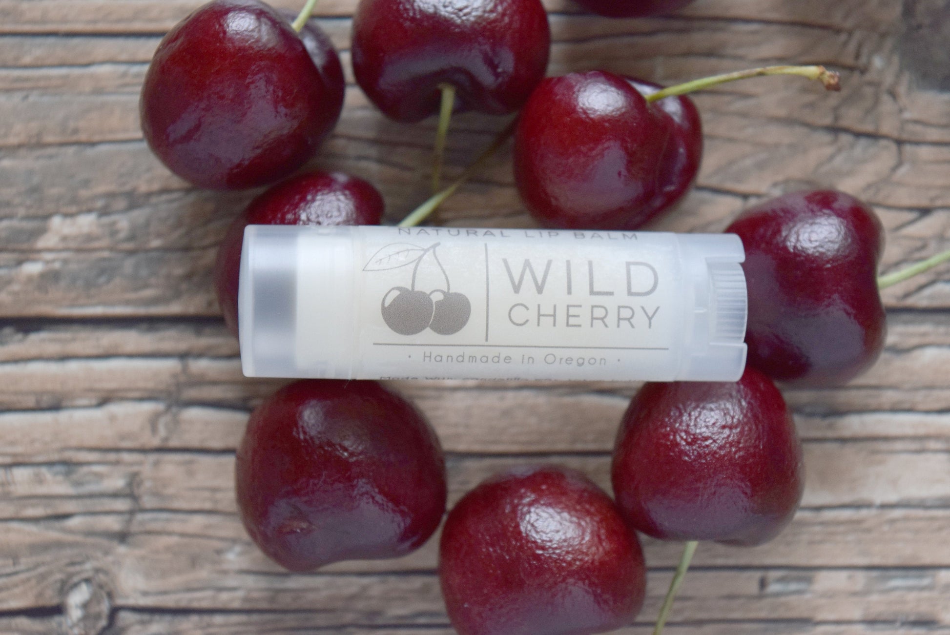 Wild Cherry Vegan Lip balm - Wandering Pines Cottage